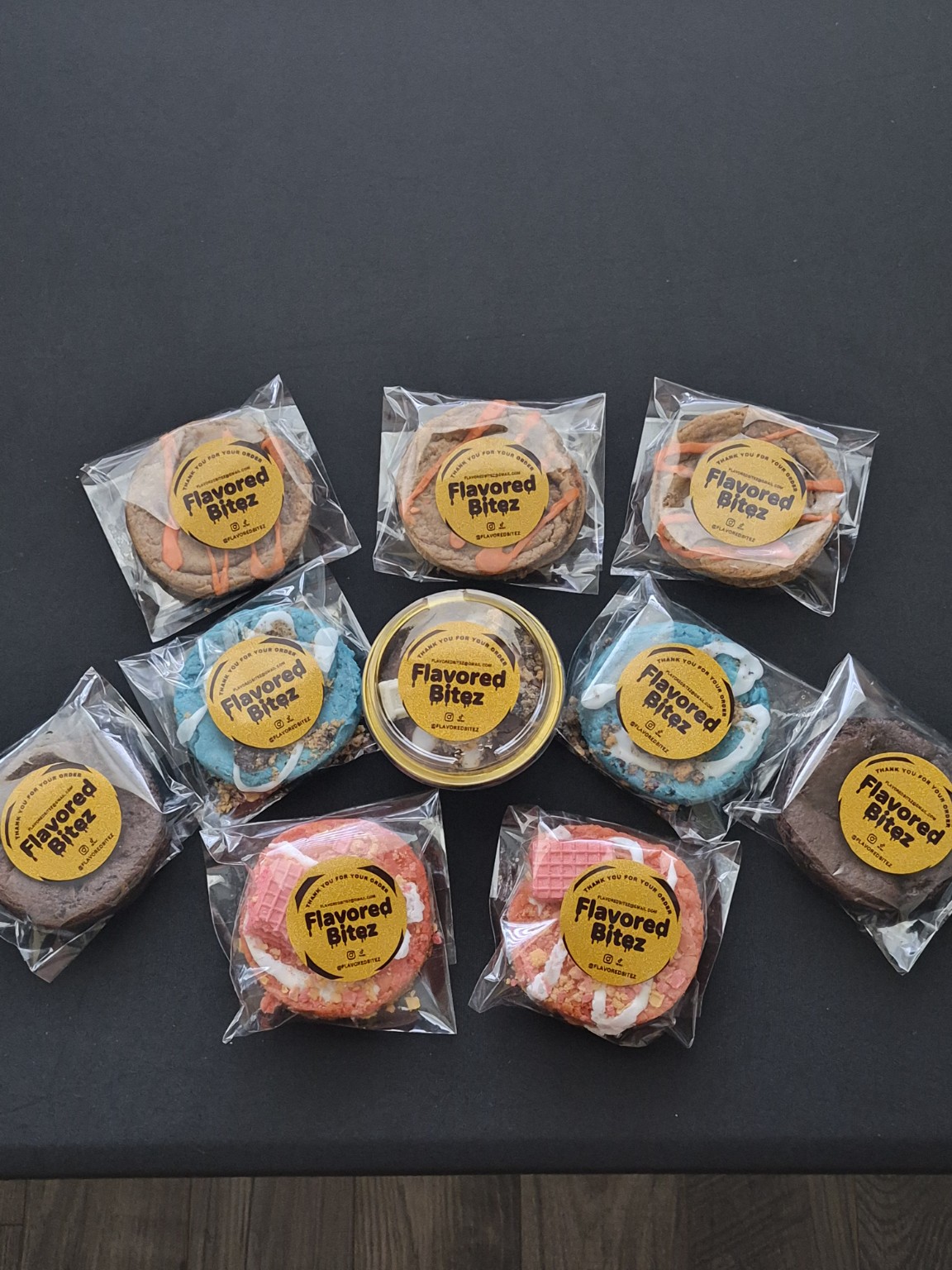 Flavored Bitez assorted cookies